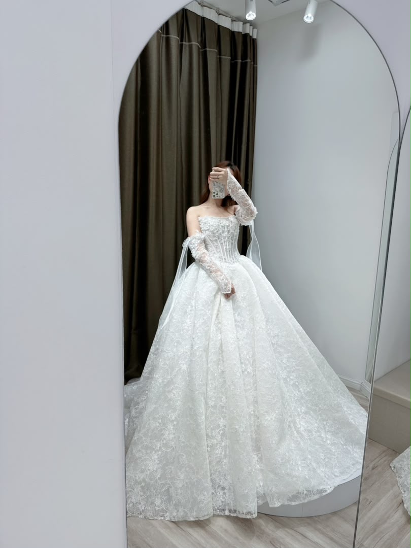 Long Train Gown 1
